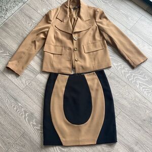 Sandra Angelozzi Vintage Retro Skirt Suit
